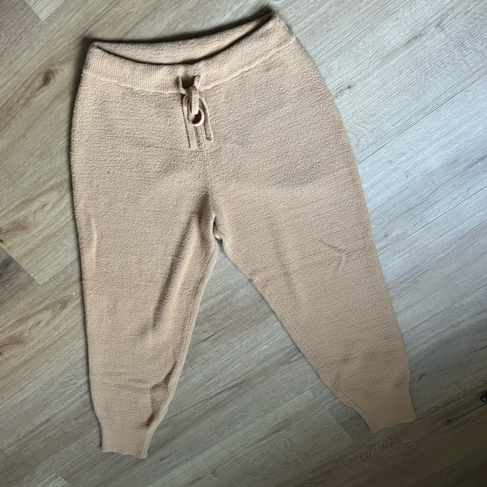 Express Tan Knit Sweater pants